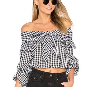 Lover + Friends gingham top